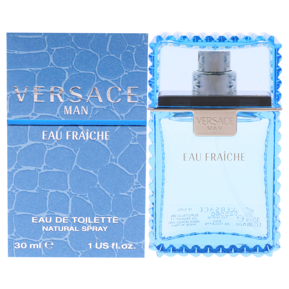 Versace Man Eau Fraiche - Pack of 2 by Versace for Men 1 oz EDT Spray